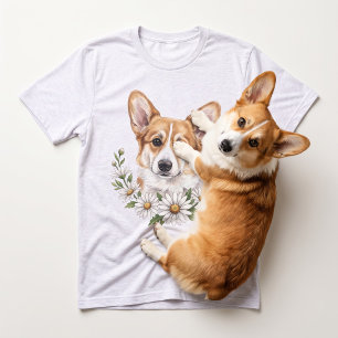 Camiseta Retrato de Estimação em Aquarela Encantador