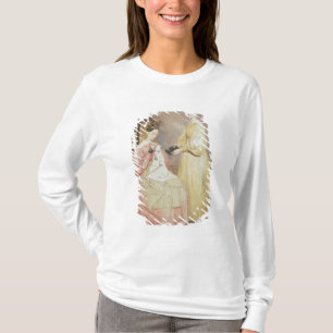 Camiseta Retrato de Florence Nightingale e dela