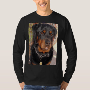 Camiseta Retrato de Fotografia de Mature Male Rottweiler
