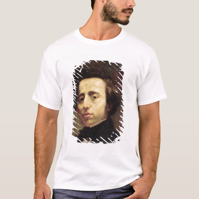 Camiseta Retrato de Frederic Chopin 2 (Frente)