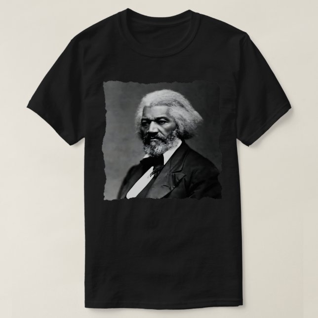 Camiseta Retrato de Frederick Douglass (Frente do Design)
