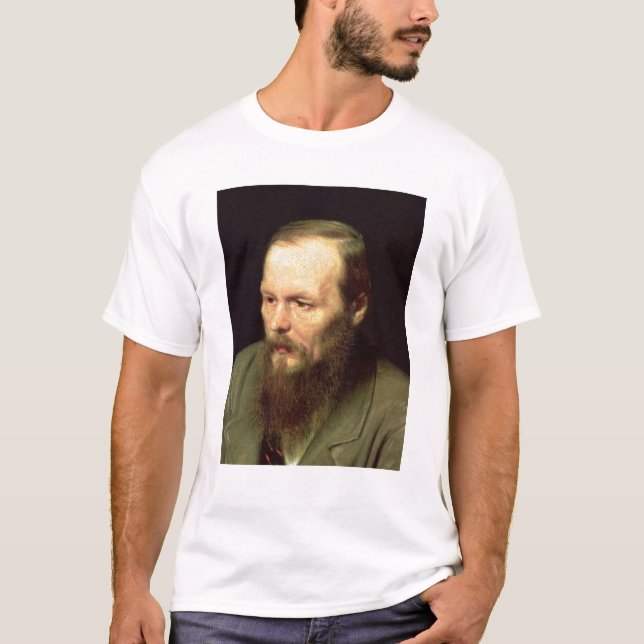 Camiseta Retrato de Fyodor Dostoyevsky 1872 (Frente)