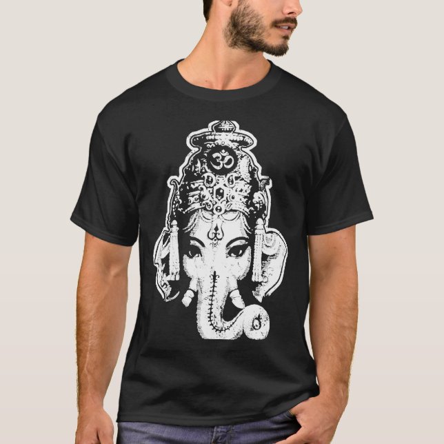 Camiseta Retrato de Ganesh (Frente)
