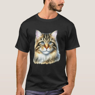 Camiseta Retrato de Gato