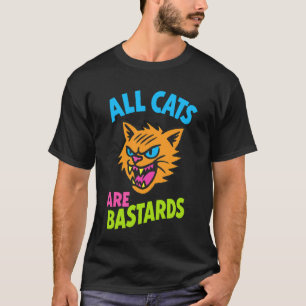 Camiseta Retrato de gato estilo urbano Arte de gato selvage