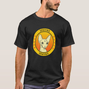 Camiseta Retrato de Gato Sphynx