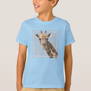 Camiseta Retrato de Girafa Angolana
