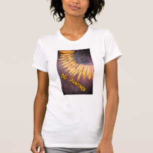 Camiseta Retrato de girassol da DG Paintings