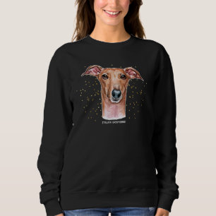 Camiseta Retrato de Greyhound Italiano 4 Pet ITG Proprietár