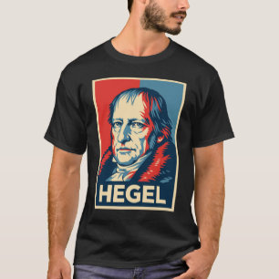 Camiseta Retrato de Hegel em Pop Art