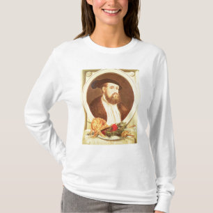 Camiseta Retrato de Hernan Cortes