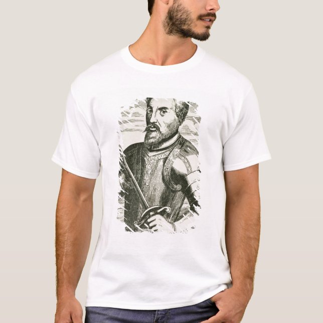 Camiseta Retrato de Hernando de Soto (Frente)