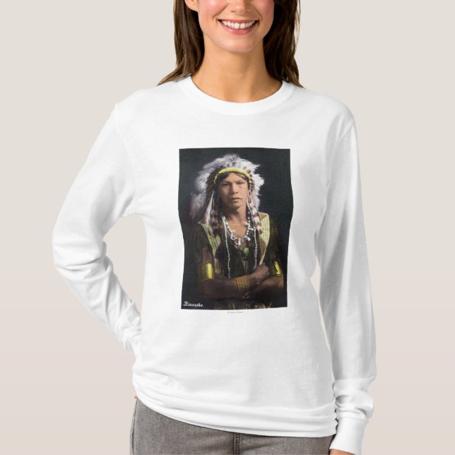 Camiseta Retrato de Hiawatha (Frente)