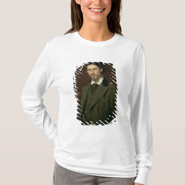 Camiseta Retrato de Ilya Efimovich Repin, 1876 (Frente)