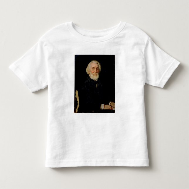 Camiseta Retrato de Ivan S. Turgenev, 1879 (Frente)