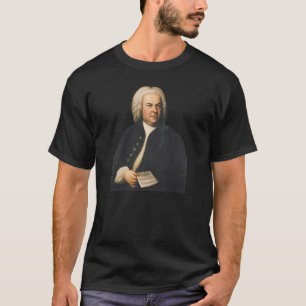 Camiseta retrato de J.S. Bach