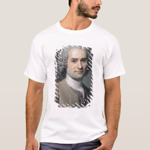 Camiseta Retrato de Jean-jacques Rousseau