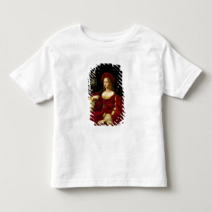 Camiseta Retrato de Jeanne da esposa de Aragon (c.1500-77)