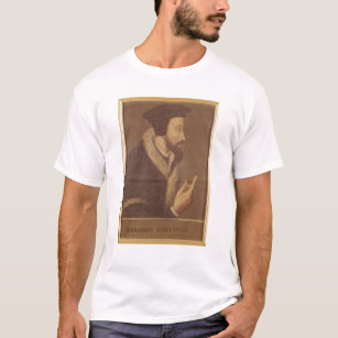 Camiseta Retrato de João Calvino
