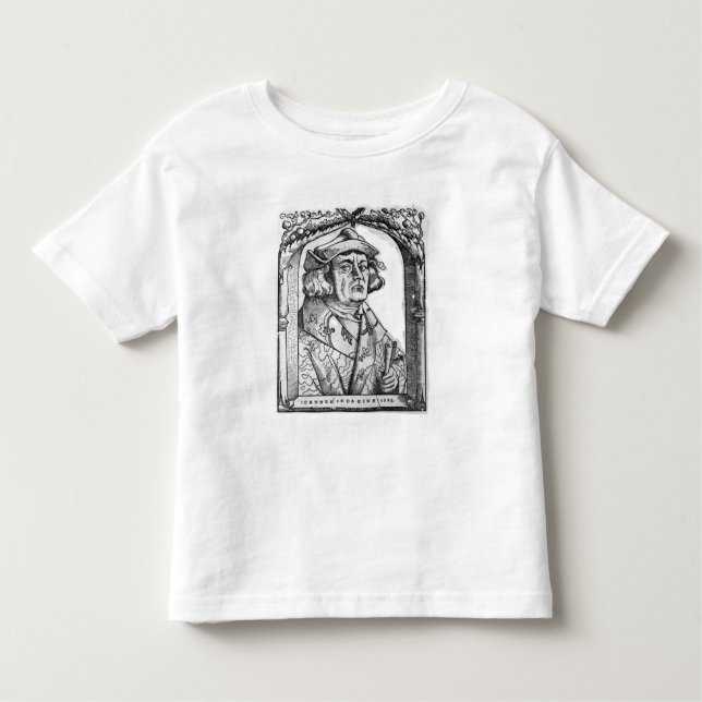 Camiseta Retrato de John de Indagine (Frente)