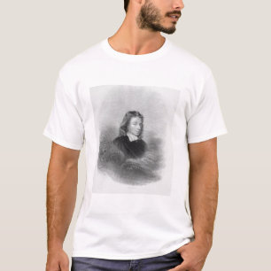 Camiseta Retrato de John Milton (1608-74) gravado pelo