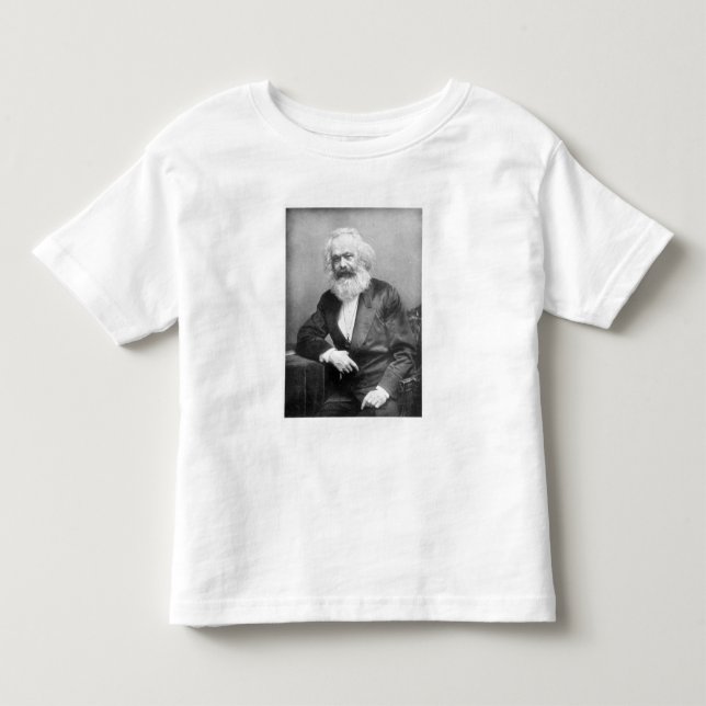 Camiseta Retrato de Karl Marx (Frente)