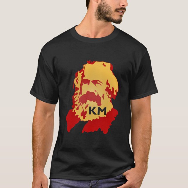 CAMISETA RETRATO DE KARL MARX (Frente)