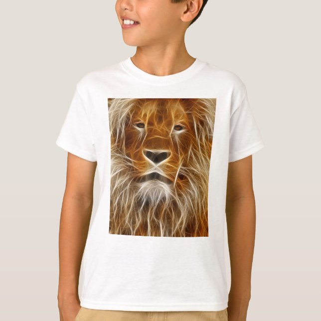 Camiseta Retrato de Leão (Frente)