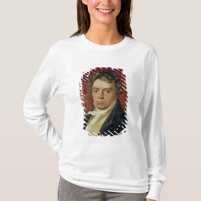 Camiseta Retrato de Ludwig van Beethoven (Frente)
