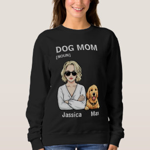 Camiseta Retrato de Mãe de Cachorro com Arte de Golden Retr