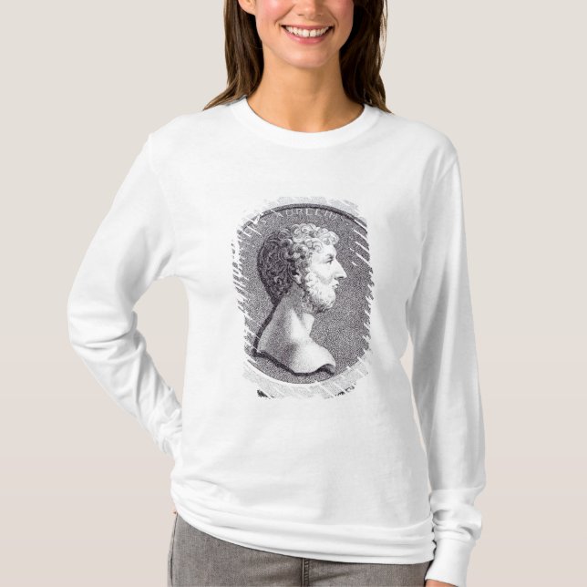 Camiseta Retrato de Marcus Aurelius (Frente)