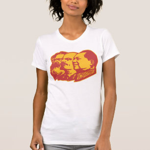 Camiseta Retrato de Marx Lenin Mao