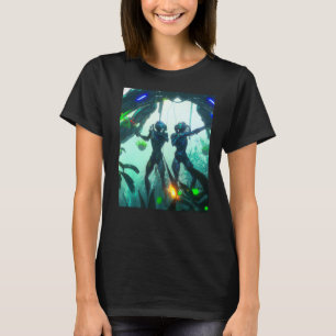 Camiseta Retrato de mergulho dos mergulhadores