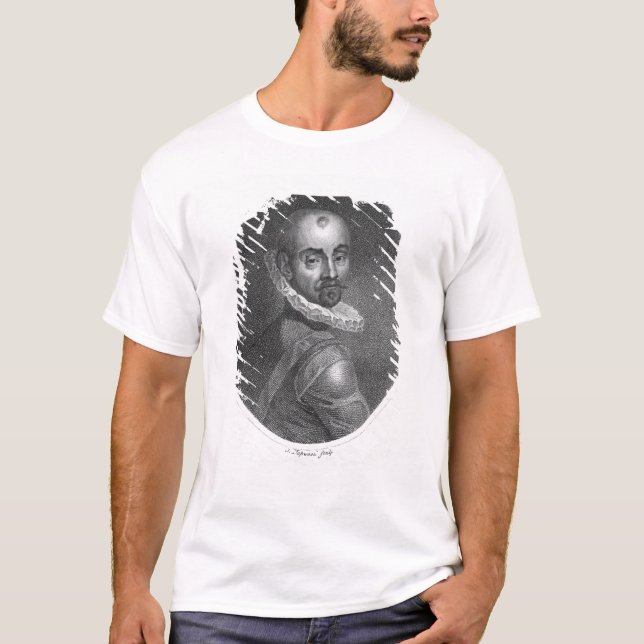 Camiseta Retrato de Michel de Montaigne (Frente)