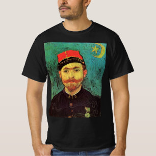 Camiseta Retrato de Milliet, O Amante por Vincent van Gogh