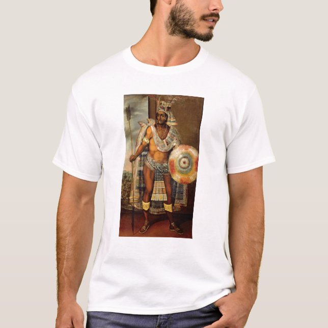 Camiseta Retrato de Montezuma II (Frente)