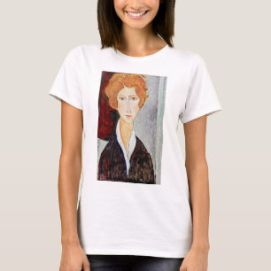 Camiseta Retrato de Mulher, Modigliani