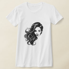 Camiseta Retrato de Mulheres Pretas e Brancas
