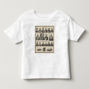 Camiseta Retrato de negociantes da madeira serrada,
