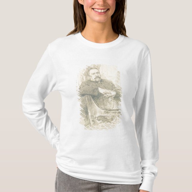 Camiseta Retrato de Nikolaj Leskov, 1889 (Frente)