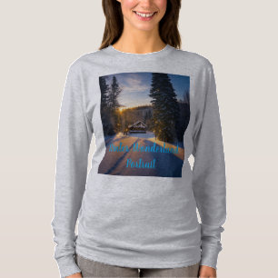 Camiseta Retrato de Paisagem Invernal Encantada – Paisagem