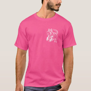 Camiseta Retrato de papoila com pastor bonito no estilo de
