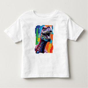 Camiseta Retrato De Pintura De Um Tiranossauro Rex Rex T