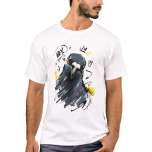 Retrato de Pombo Atrevido – Pombo Desenhado à Mão 
