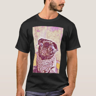 Camiseta Retrato de professora de primavera com óculos em P