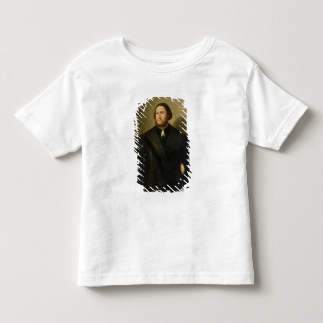 Camiseta Retrato de Raphaele Grassi (óleo em canvas) (Frente)