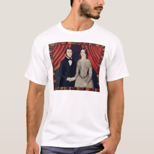 Camiseta Retrato de recém-casados