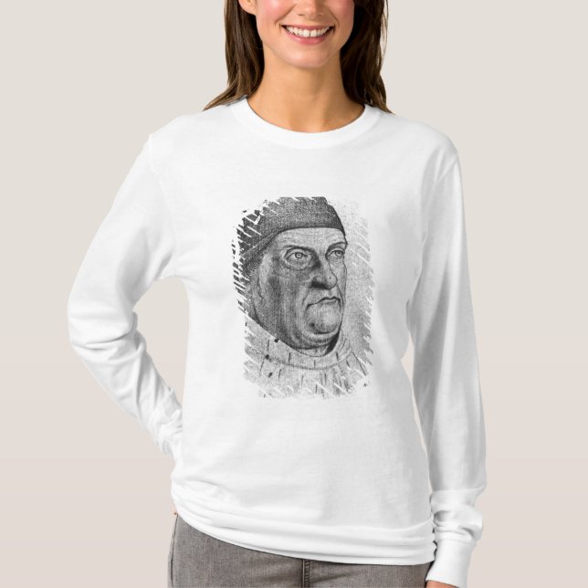 Camiseta Retrato de Rene mim duque de Anjou (Frente)