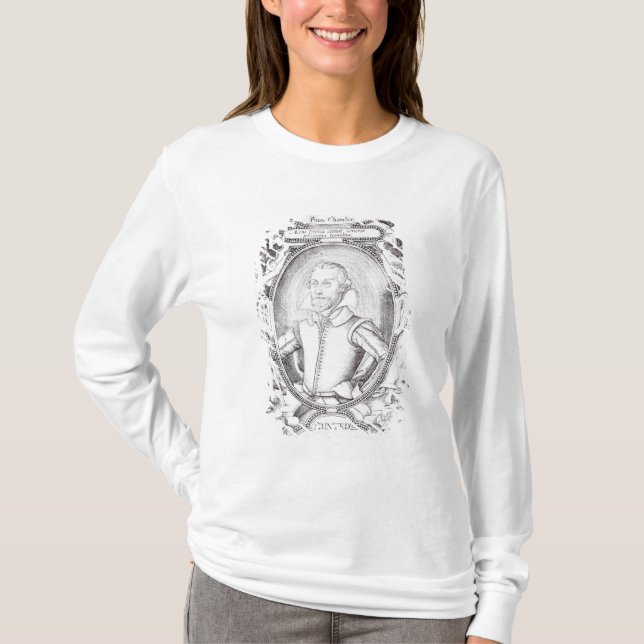 Camiseta Retrato de Samuel Daniel (Frente)