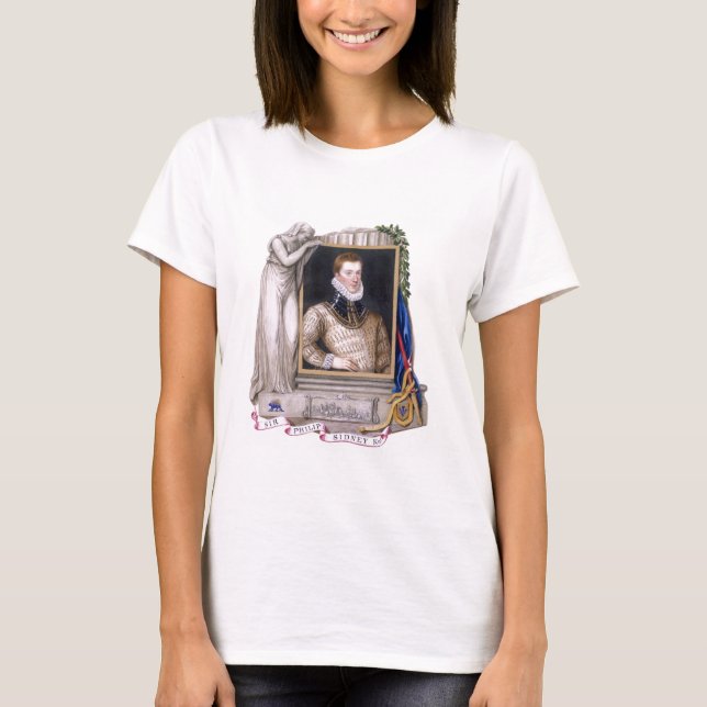 Camiseta Retrato de Sir Philip Sidney (1554-86) de "Memo (Frente)